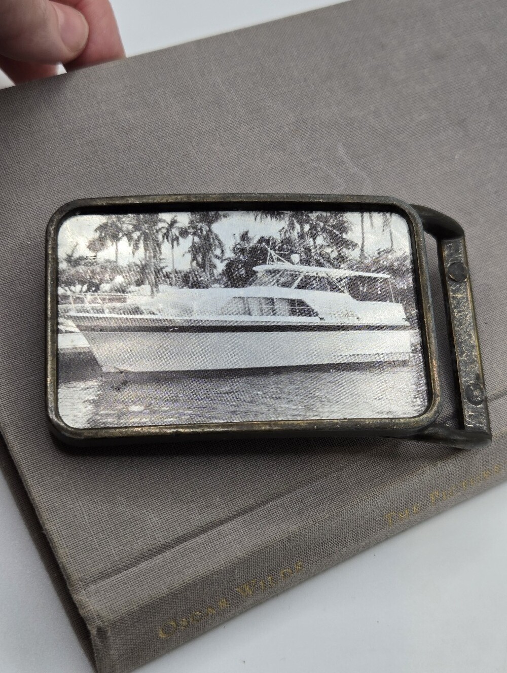 Chris Craft Boat Yacht BELT BUCKLE Yacht Rock Aesthetic Easy Listening Vibes VTG